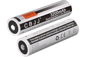 CASFROM 3200mAh USB-C Battery 3.7V Compatible with Streamlight 22105 SL-B26 & Streamlight Stinger 2020, ProTac HL 5-X USB Flashlight, ProTac HL USB Headlamp Rechargeable, 2Pack