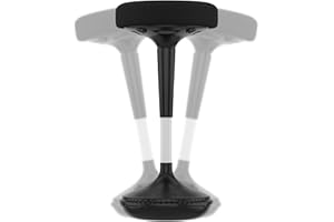 UNCAGED ERGONOMICS Wobble Stool Standing Desk, Flexible Seating Adjustable Office Ergonomic Seating, Wobble Stools for Alternative Classroom Seating, Active ADHD Chair, Wiggle Chairs