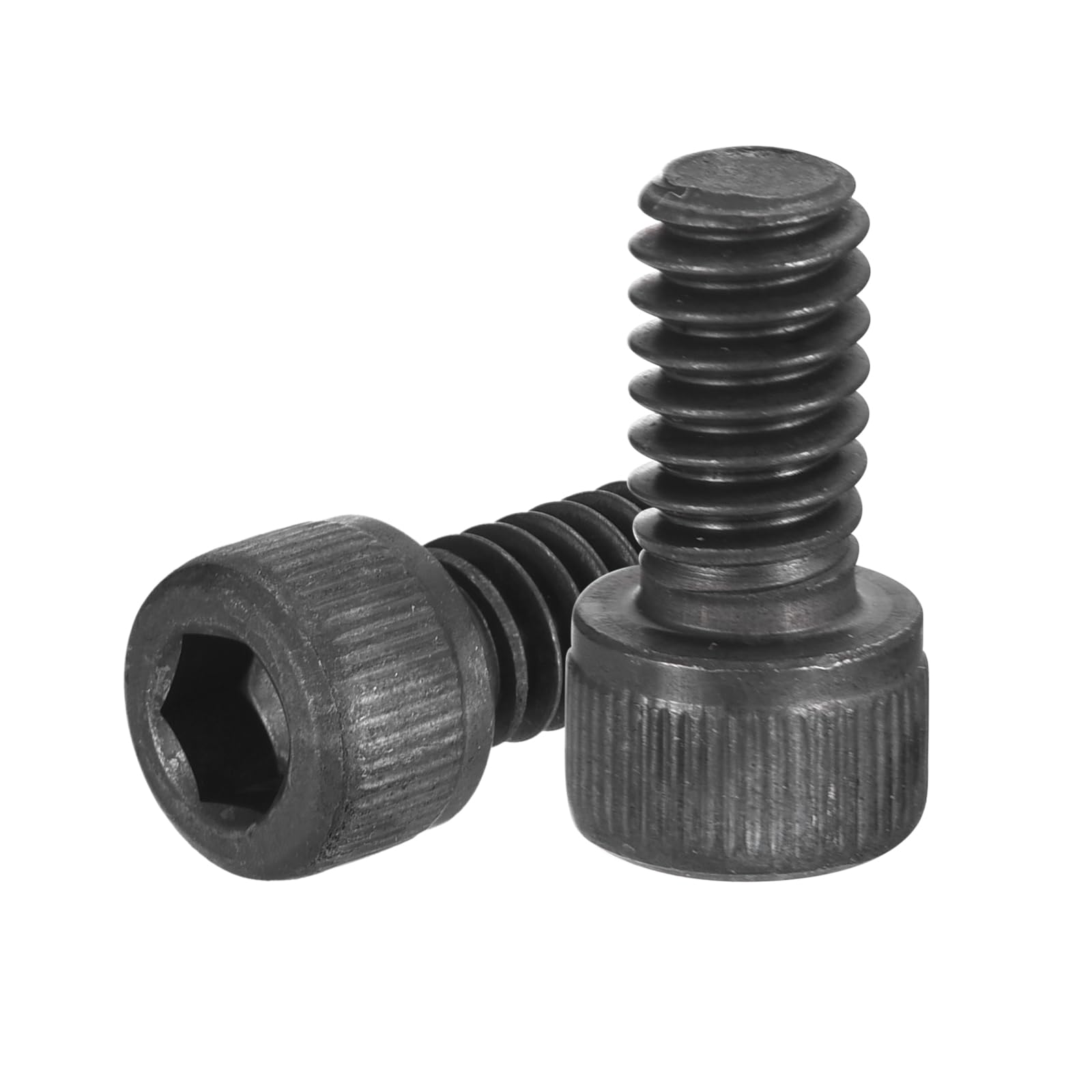 uxcell Hex Socket Bolts (1/4"-20x1/2"), 304 Stainless Steel Hex Socket Drive Screw, Black, 20 Pcs โ image 1
