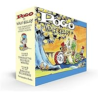 Pogo The Complete Syndicated Comic Strips Box Set: Volume 1 & 2: Through the Wild Blue Wonder and Bona Fide Balderdash (Walt 