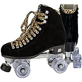 Moxi Panther Roller Skates for Women - Durable High-Top Design with Suede Skate Boots, Dri-Lex Lining, and Versatile, Smooth Cushioning Wheels