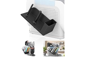 TIGA Cup Organizer for Ninja Slushie Machine FS301 & FS300-3-in-1 Side-Mounted Holder for Cups, Lids & Straws - Accessories for Ninja Slushie Machine