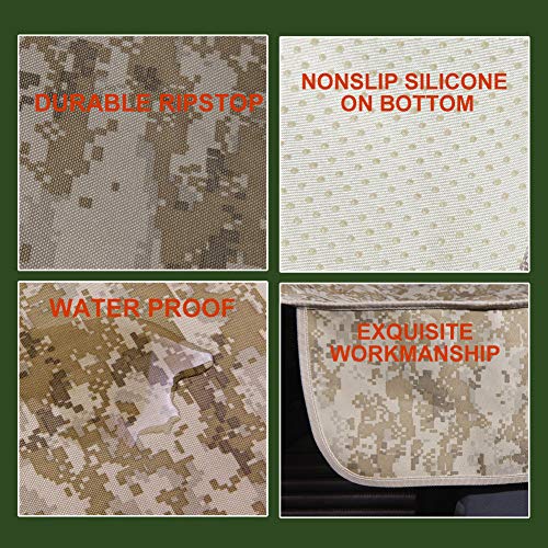 image for AMOFY Pet Dog Car Seat Cover, Portable Durable Ripstop Waterproof Scra