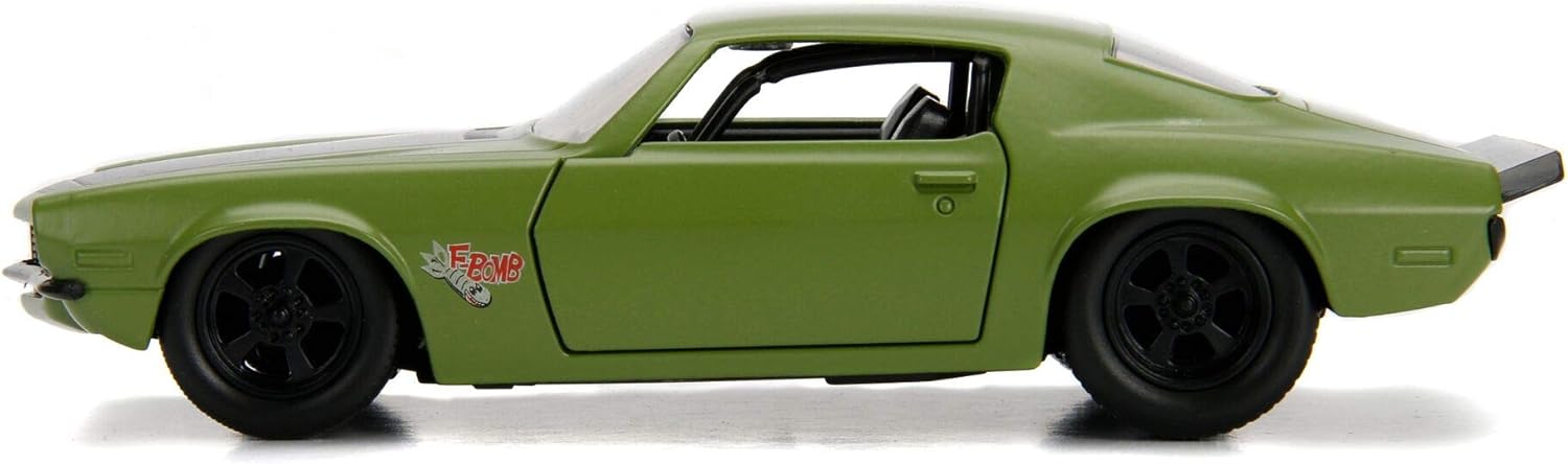 FAST & FURIOUS Model Dom's 1973 Chevy Camaro 13cm Scale 1/32 Collector's Series JADA Toys, Green - Image 5