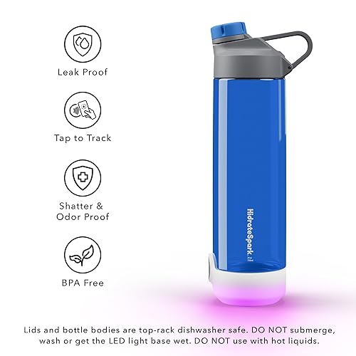 Hidrate Spark TAP Smart Water Bottle – Tritan Plastic – Tap Phone