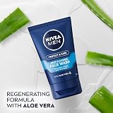 NIVEA MEN Deep Cleaning Face Wash Protect & Care 100 ml Pack of 2 view 3