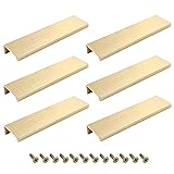 Cionyce 6 Pack Hidden Cabinet Pulls 4.72"/120mm