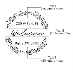 OFCCUSTOM Wedding Embosser Personalized Name Date