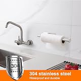 Ibergrif M34055A Kitchen Roll Holder Under Cabinet Stainless Steel Grey view 3