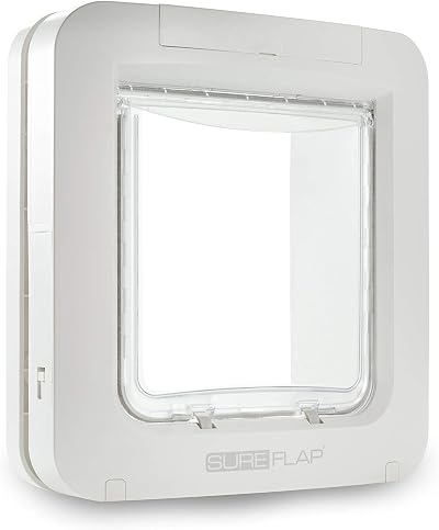 SureFlap Microchip Pet Door for Cats & Small Dogs with Curfew Timer