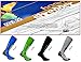 Eurosock Board Shredder, Heavy Duty Snow Board Socks, Padded Shin Protection, Stay Up System, Snug Fit - 0316
