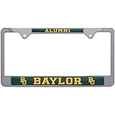 Officially Licensed Premium Shiny Chrome Metal License Plate Frame - Second Generation - Alumni Version (Baylor)