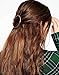 AKOAK Hollow Hoop Round Circle Geometric Metal Hair Clip Bobby Pin Ponytail Holder Hair Accessories for Women and Girl (2 Pcs/Lot,1 Gold & 1 Silver)