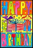 Happy Birthday Presents Large House Flag 28 x 40