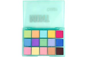 K'APEINE Colorful Eyeshadow Palette, 15 Colors Eyeshadows Neon Matte Eye Shadow Candy Color High Pigmented Shadow Set Long La