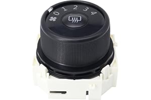 HiSport HVAC AC Blower Fan Knob Speed Control Switch Assy Compatible with Toyota Corolla Matrix Replacement for 55902-12100, 