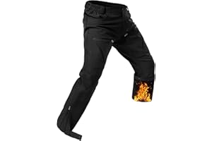Yevtzl Men's Fleece Lined Waterproof Ski pants, Insulated Mens Snow Winter Pants for Cold Weather, Outdoor Soft-Shell Pant