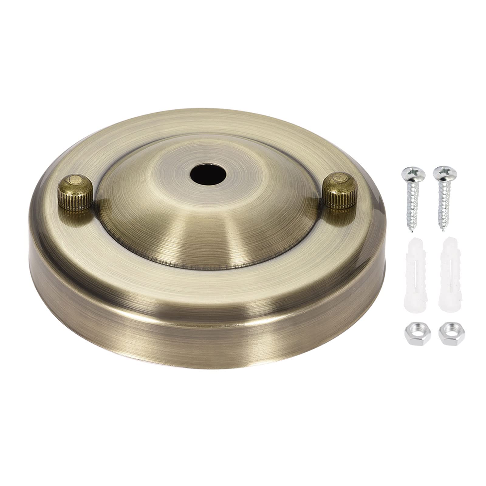YOKIVE 1 Pcs Light Canopy Kit, Pendant Lighting Ceiling Plate Fixing Light Accessory Great for Home Office (Bronze, 4.1x1.18-Inch)