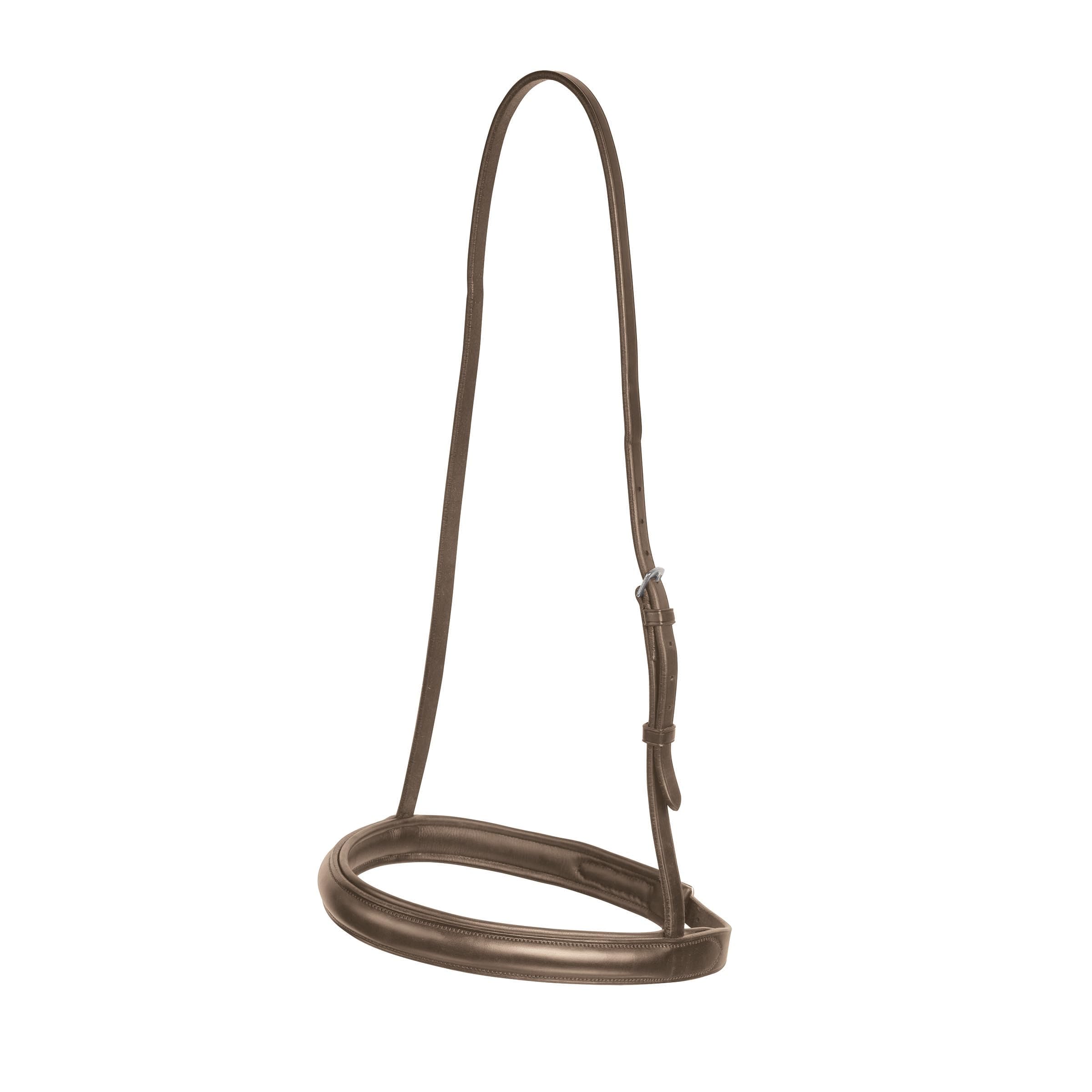Collegiate Cavesson Noseband IV, Brown, Warmblood