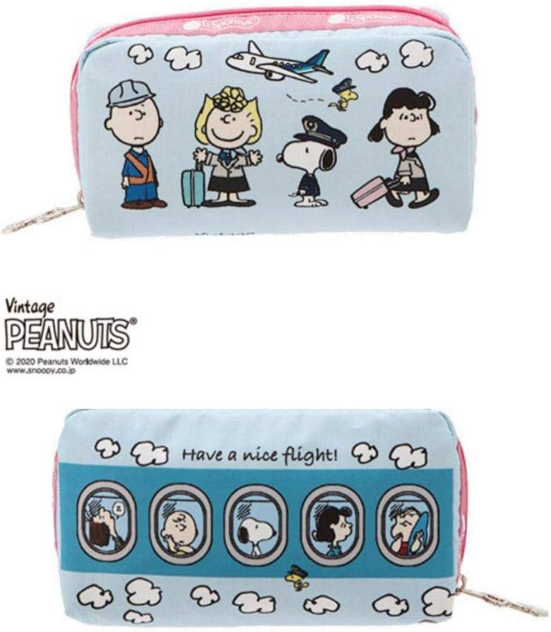 Amazon Co Jp Ana Airplane Limited Snoopy Lesportsac Collaboration Pouch 3 5 X 6 3 X 2 0 Inches 9 X 16 X 5 Cm Gusset Hobby