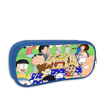 Amazon Co Jp クレヨンしんちゃんペンポーチ 多機能 ファスナーが