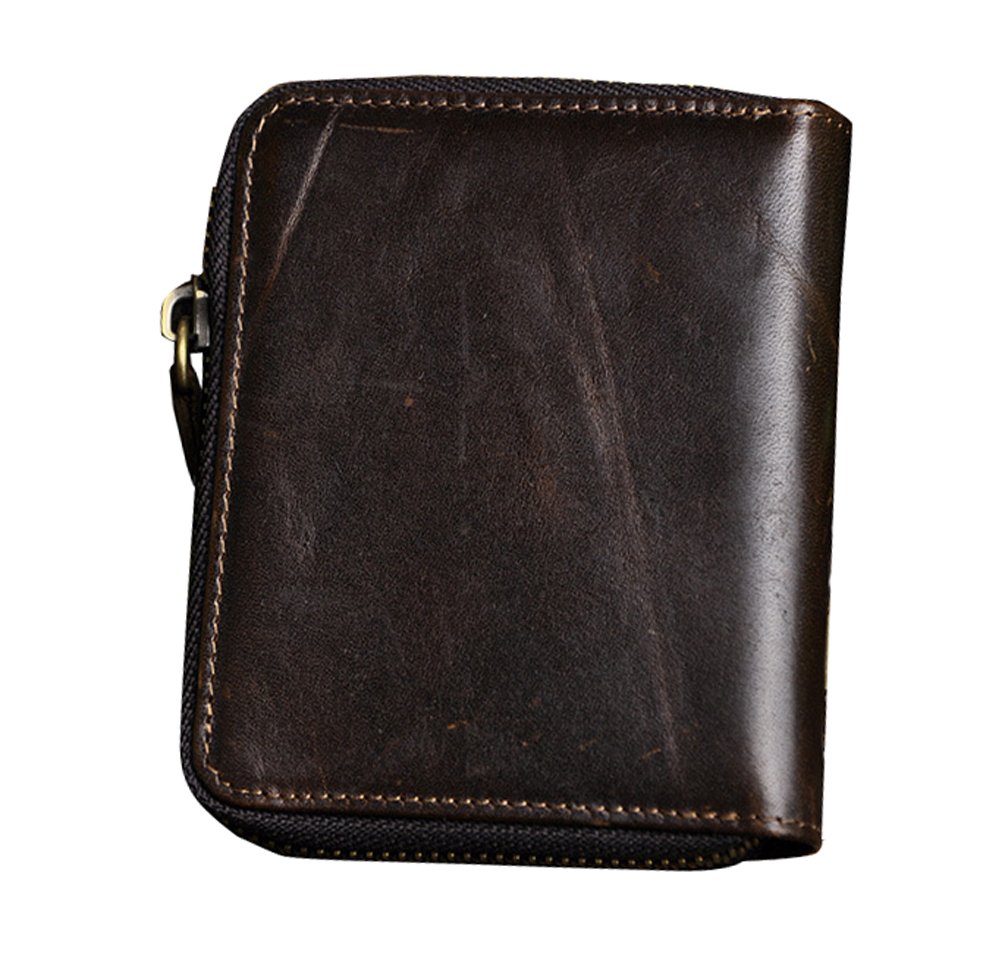 Buy Voguehive Mens Genuine Cowhide Leather Extra Capacity Wallet Metal