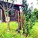 Wind Chimes Outdoor Wind Chimes Garden Wind Bells Bronze Chime 4 Tubes 5 Bronze Bells Sounds Crisp for Yard Garden Outdoor Indoor Bedroom Ornaments (Bronze Bells)