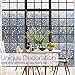rabbitgoo Window Film No Glue Static Cling Privacy Glass Film 3D Pebble Window Films for Home Office Living Room 35.4 x 78.7 inches