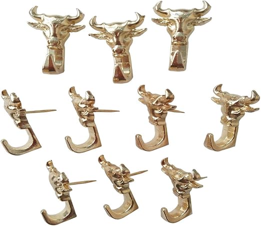 Haidong Bull Head Style Zinc Alloy Push Pin Style Picture Hooks