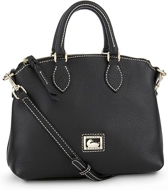 black crossbody satchel