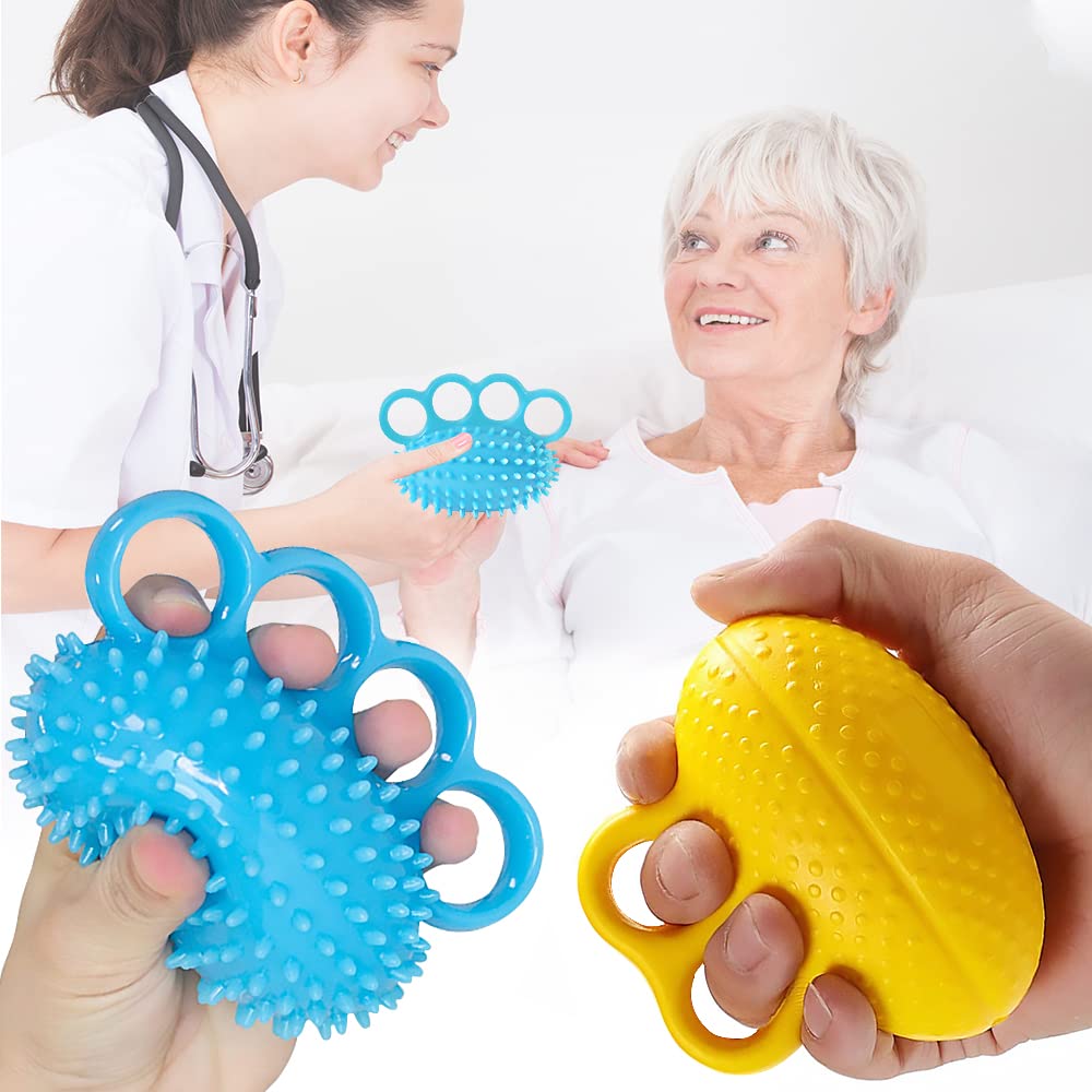 Hand Exercise Ball,2 Pack Stress Balls Finger Grip Balls For Trigger Finger Grip Ball For Athletes Musicians Hand Strength Therapy Rehab Exerciser