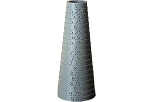 ROADTRIP LUGGAGE Bracelet Sizer Mandrel Round Quarter Sizes (Grey)