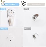 42pcs Non-Trace Picture Hooks Hard Wall Hanging Kit 17lb view 3