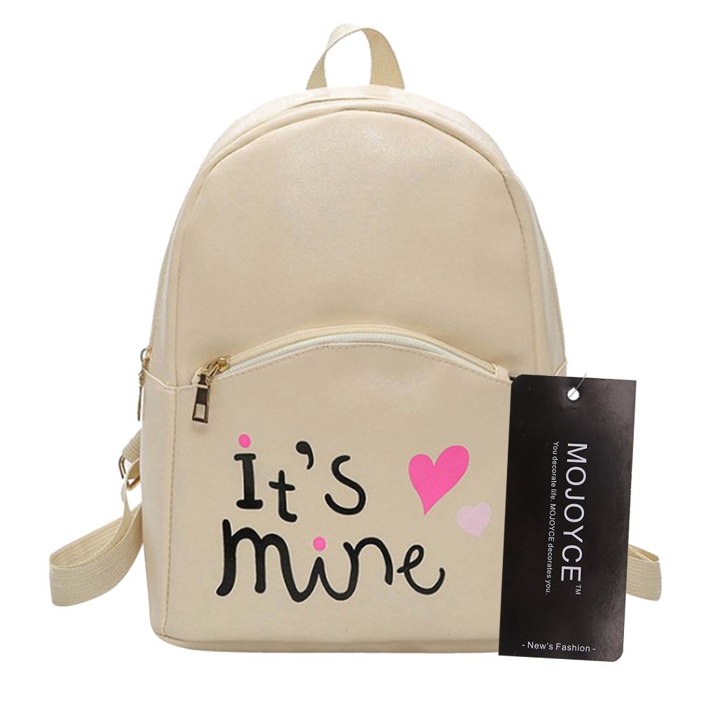 zibuyu preppy chic women pu leather mini backpack letter printed school bag