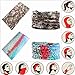 VANCROWN Headwear Head Wrap Sport Headband Sweatband 220 Patterns 12 in 1 Magic Scarf 12PCS & 6PCS 12 in 1 (12PCS.Animal Print)