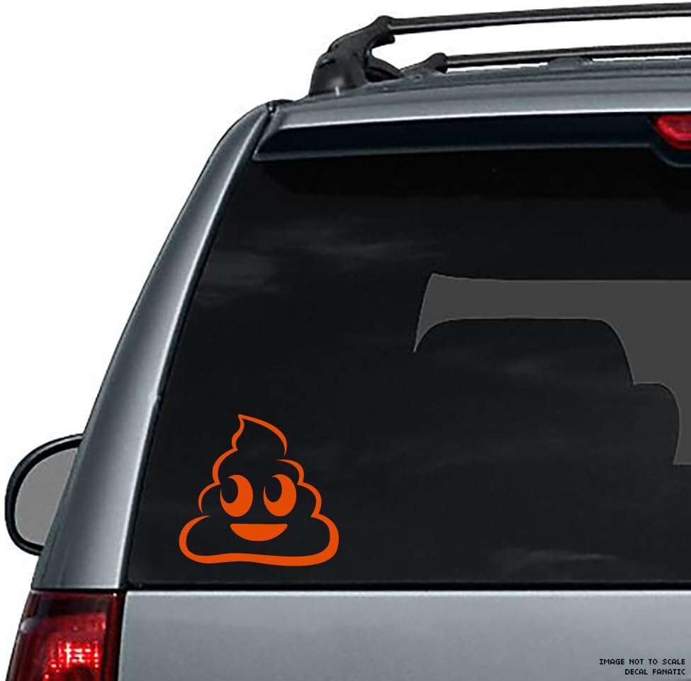 Poop Emoji Decal - 6"