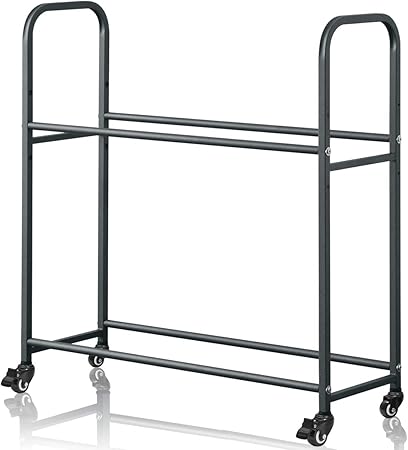 Amazon Fieldoor タイヤスタンド タイヤラック ワイド 専用カバー付 グレー キャスター セット 約 幅105cm 奥行き35cm 耐荷重0kg 軽自動車 Suv スタッドレス タイヤラック カバー 車 バイク