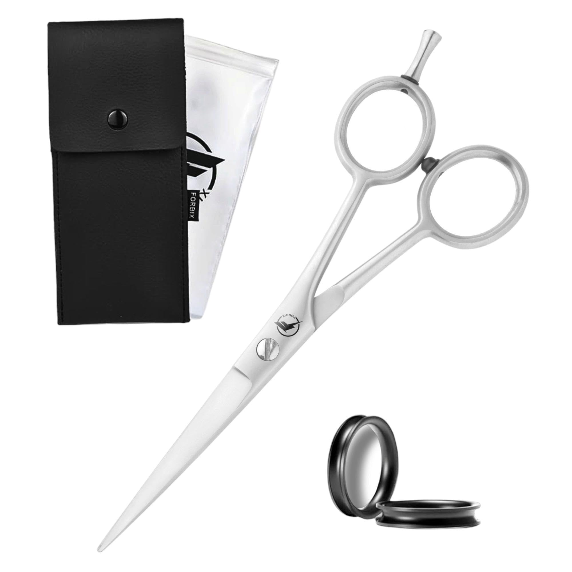 Hairdressing Scissors, Professional Barber Hair Cutting Scissors Men/Women, Stainless Steel Hairdresser Shears, Sharp Blades, Beard/Moustache Scissor