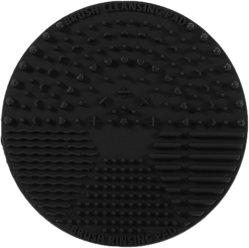 Brush Cleaning Mat Silicone Makeup Cleaning Mat Portable Washing Tool Brush Scrubber Cosmetic Brush Cleaner with Suction Cup