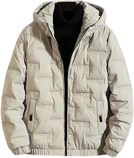 short padded hooded jacket