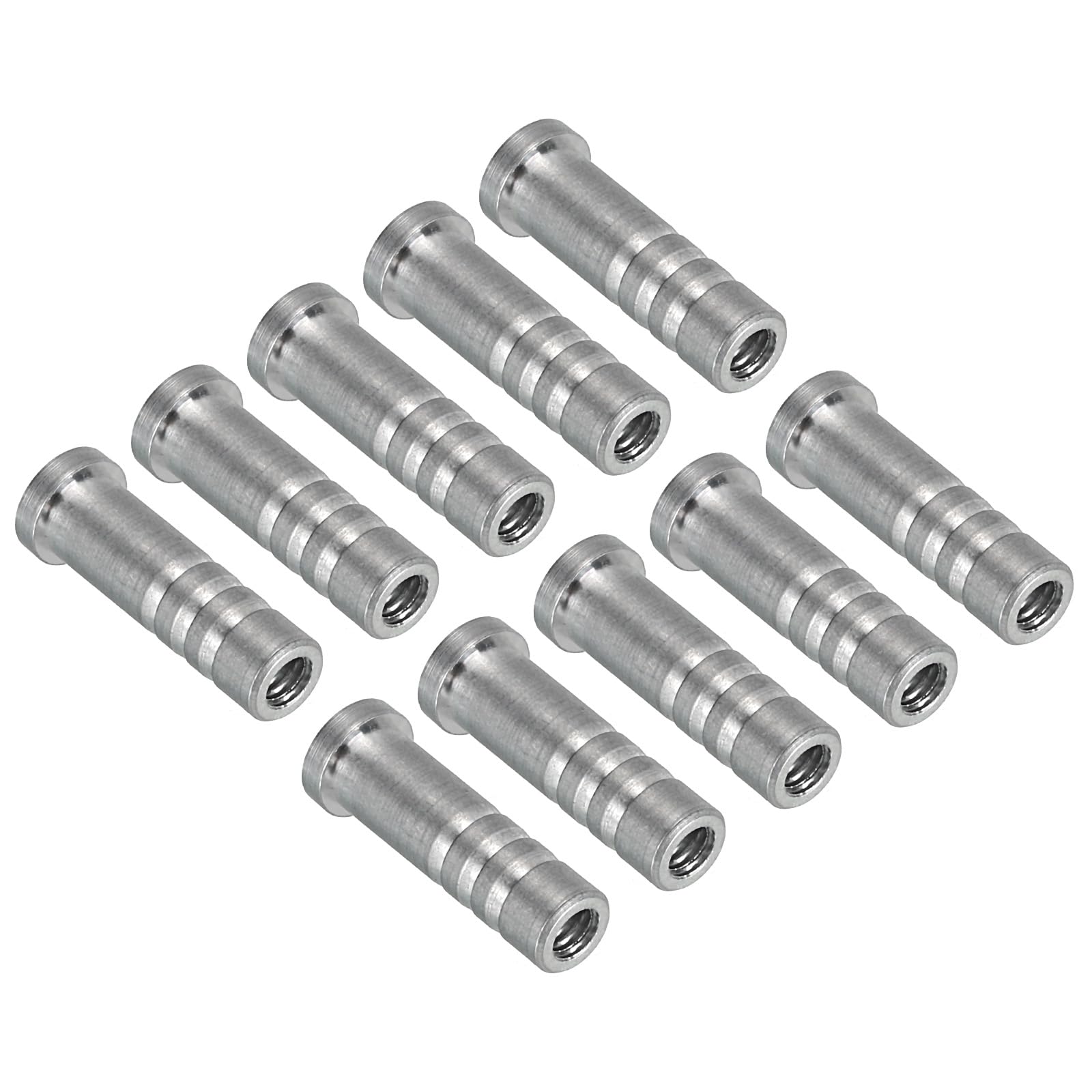 PATIKIL Arrow Inserts 0.244" Dia 6.2mm 0.307" 7.8mm, 12 Pack Aluminum Shaft Adapter for Archery Points