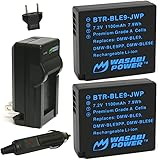 Wasabi Power Battery (2-Pack) and Charger for Leica BP-DC15 and Leica D-Lux (Type 109)
