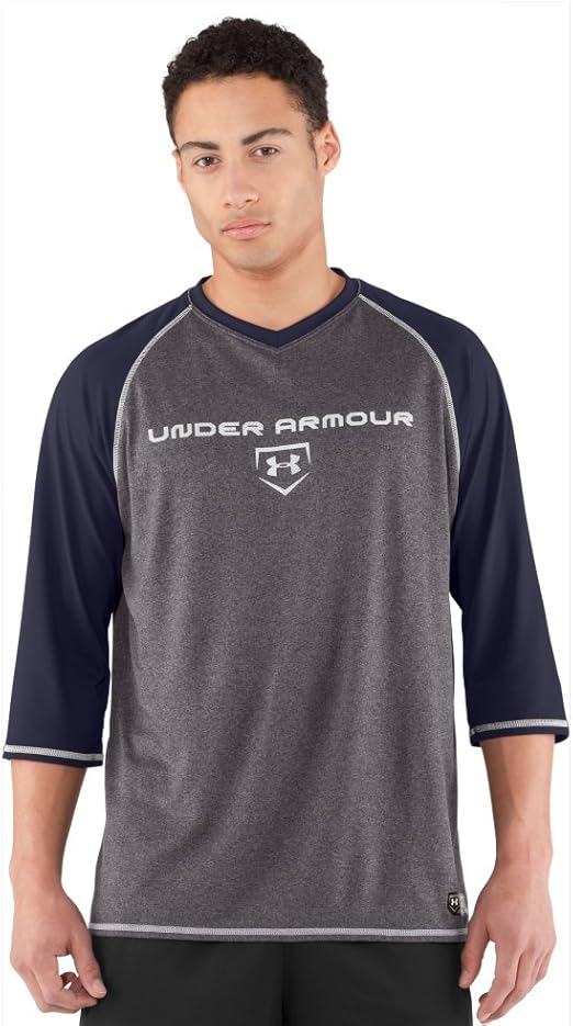 under armour 3 4 baseball shirt