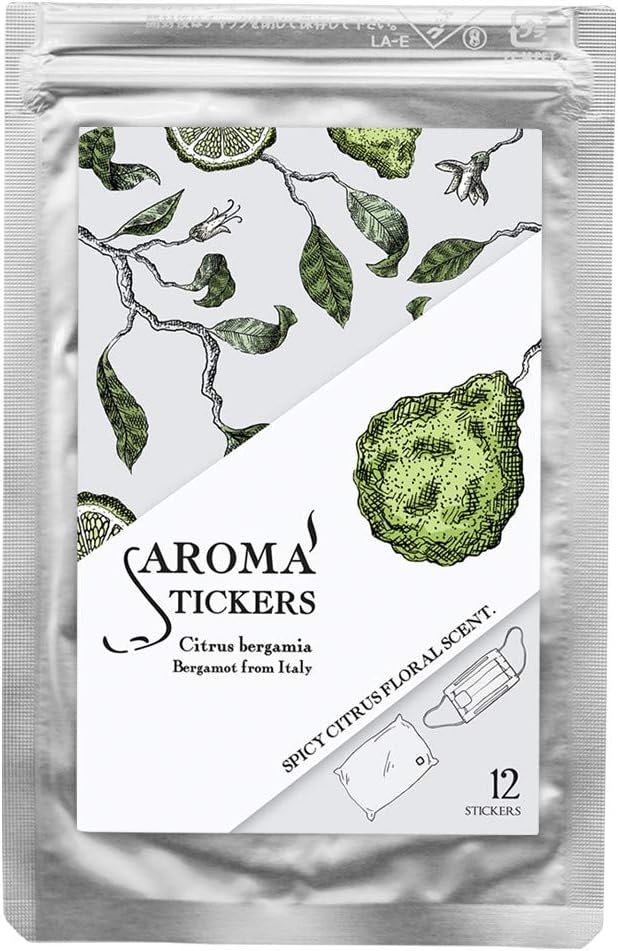Aroma Stickers (Bergamot) 100 Natural Essential Oil
