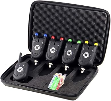 Amazon Lixada 釣りアラーム ワイヤレス釣りバイトアラームとレシーバーセット高感度電気釣り餌アラームインジケーターアラートベル釣りアクセサリー Lixada アクセサリー