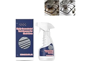 ROVIA Rust Remover Spray for Metal, Highly Concentrated Rust Remover for Steel Copper Stainless Steel, Heavy Duty Rust Remover Spray No Scrubbing, Fast Acting Rust Stain Remover 4 fl oz (1PC)