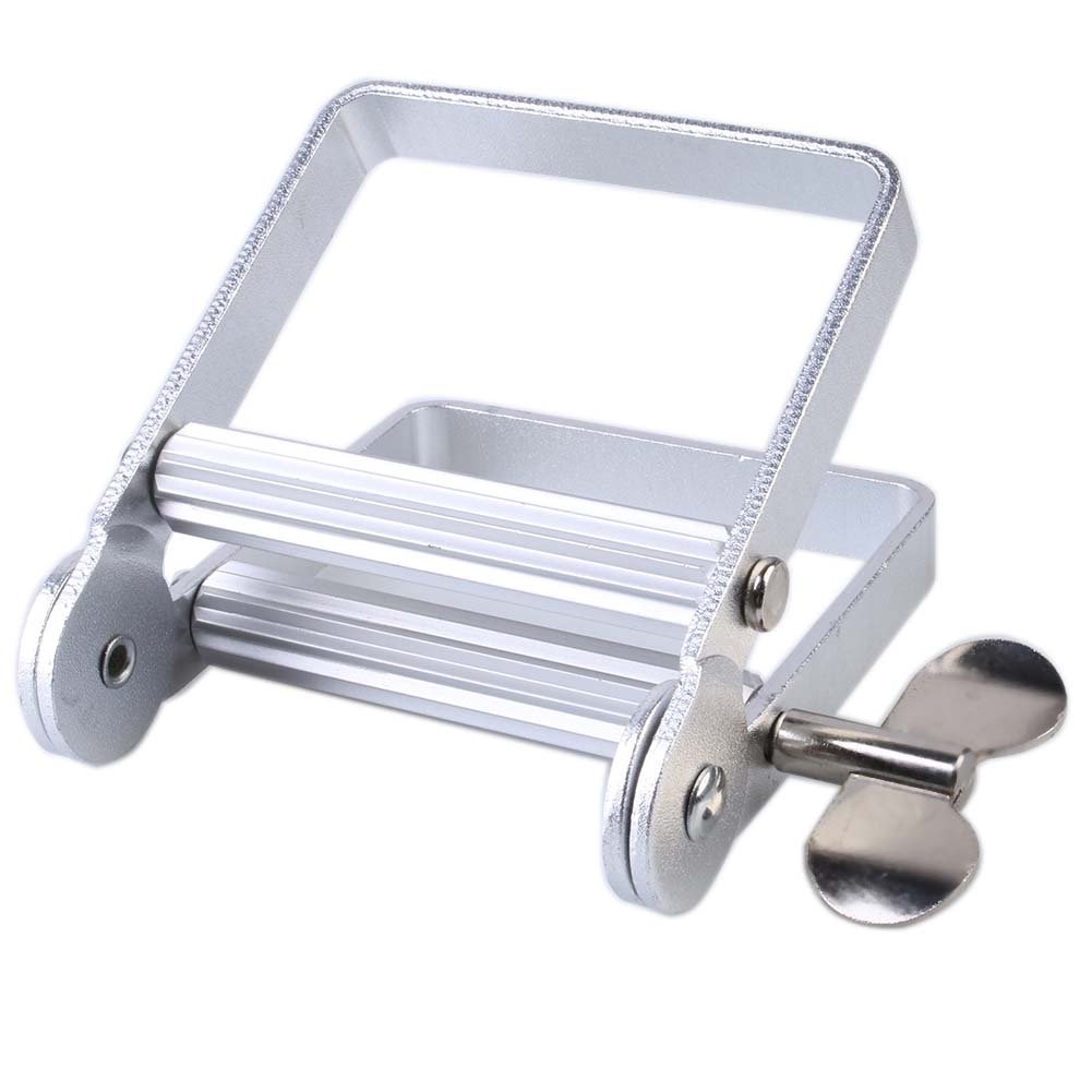 Photo 1 of AmyZone Toothpaste Squeezer Full Metal Tube Squeezer Toothpaste Dispenser Tool Multifunctional Roller Squeezer for Toothpaste/Cosmetics/Paint Tube/Color Dye/Hand Cream/Artist/Hair Salon/Painter(Small)
