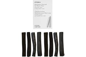 Binchotan Charcoal from Kishu, Japan - Water Purifying Sticks for Great-Tasting Water, 8 Sticks - Each Stick Filters Personal