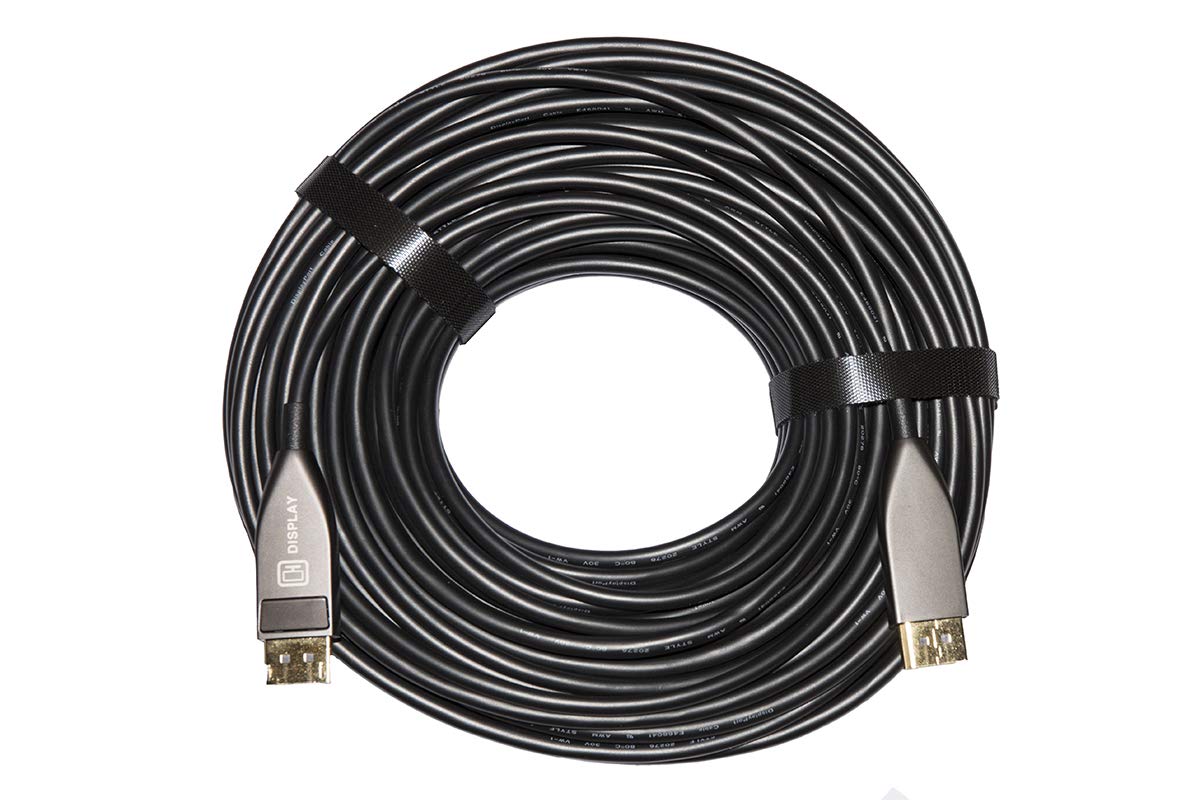 FIBER OPTIC CABLE AOC DISPLAYPORT 1.4, HDCP, 3D, 32.4G 8K@60HZ HYBRID MT 80