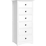 Amazon Com Prepac White Monterey Tall 6 Drawer Chest Furniture Decor